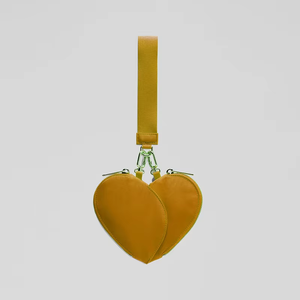 Porte-clés mignon en forme de cœur, mini pochette à fermeture éclair, porte-monnaie portable, sac pour clés pour femmes et filles, rangement pour petits objets de voyage au quotidien - Product Image 4