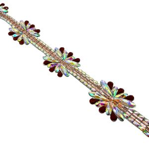 Garniture de carnaval 2025 <span class=keywords><strong>Rio</strong></span> De Janeiro Costume de carnaval fer sur AB résine strass coupe appliques accessoires - Product Image 1