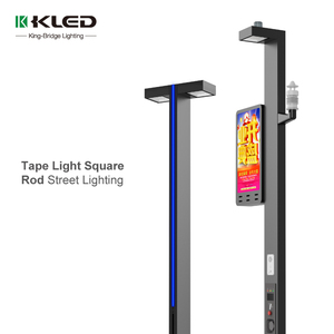 Lámpara <span class=keywords><strong>de</strong></span> Poste Rectangular Moderna en Forma <span class=keywords><strong>de</strong></span> T, IP66 Impermeable, <span class=keywords><strong>de</strong></span> Aleación <span class=keywords><strong>de</strong></span> Aluminio, LED, con Soporte Externo, Acabado en <span class=keywords><strong>Madera</strong></span> <span class=keywords><strong>para</strong></span> Jardín o Parque - Product Image 1