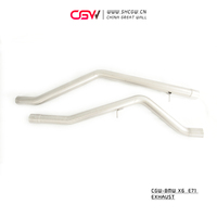Embouts d'échappement en acier inoxydable de haute qualité avec soupapes et technologie 3D pour X6 E71 3.0T 2007-2014