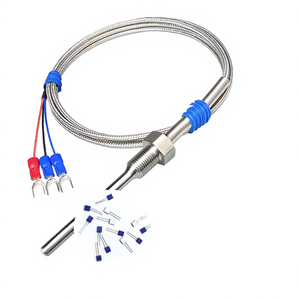 Pt100 2 3 4 Telli RTD Sıcaklık Probu Pt1000 Direnç <span class=keywords><strong>Analog</strong></span> Sensör Pt100 Sıcaklık Sensörü - Product Image 4