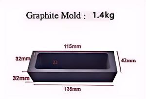 Graphite Crucible Với Tay Áo Xintai Nhà Sản Xuất Graphite Khuôn Graphite Phôi Nhà Cung Cấp - Product Image 3