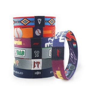 สายรัดข้อมือ RFID NFC แบบยืดหยุ่น พิมพ์ลายด้วยความร้อน ออกแบบเองได้ เป็นมิตรกับสิ่งแวดล้อม ใช้ได้สองด้าน สำหรับผู้ใหญ่ สายรัดข้อมือสำหรับโปรโมชั่น - Product Image 1