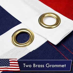 Drapeau américain 3x5 pieds en polyester, bords à double point de couture, impression numérique, style flottant, forme rectangulaire - Product Image 3