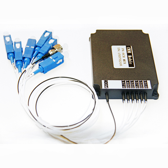 FTTH Fiber Optic 6CH CWDM Module WDM Mux/demux