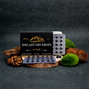 Lab Certified GMP Certified Customized Health Brain Health Care Supplement Pure Organic Himalayan Daily Shilajit Pills