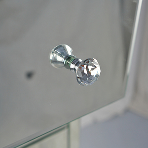Vxin <strong>Mirror</strong> WXF-006 Five Drawer Silver Glass Nightstand <strong>Bedside</strong> Table Mirrored <strong>Bedside</strong> Table - Product Image 3