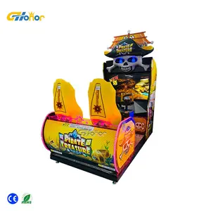 Factory best selling pirate ship shooting machine arcade simulated shooting games shooting simulator