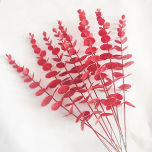 ดอกไม้ประดิษฐ์ใบยูคาลิปตัสสีเทาแบบก้านเดี่ยว ปี 2024 ขายส่ง - Product Image 4
