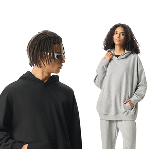 Sudadera con Capucha Extra Grande de Alta Calidad, sin Cordones, de Gran Peso, con Logotipo Personalizado, de Algodón y Poliéster, para Hombre - Product Image 2