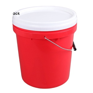 Cubo de plástico con logotipo personalizado, barril de pintura directo de fabricantes chinos - Product Image 1