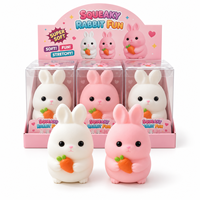 Grand jouet anti-stress en forme de lapin de dessin animé, jouet à presser en forme de farine, cadeau pour enfants