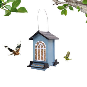 Mangiatoia per Uccelli Selvatici da Giardino Esterno, Intelligente, con Molla, Anti-Scoiattolo, in Metallo e Plastica, Personalizzabile, Modello A8707 - Product Image 4