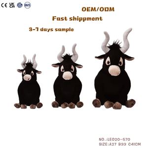 कस्टम बुल प्लश खिलौना भरा हुआ खिलौना बैल बैल भरा जानवर - Product Image 5