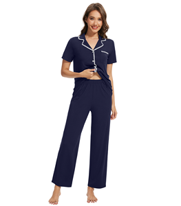 Conjunto de Pijama para Mujer, Envío Inmediato, Liquidación, Precio Bajo, Ropa de Dormir de Bambú, Se Aceptan Pedidos de una Sola Pieza, Envío No Incluido - Product Image 2