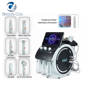 Appareil de beauté <span class=keywords><strong>Hydra</strong></span> Dermabrasion 6 en 1 pour soins de la peau, pulvérisation d'oxygène, microdermabrasion hydro, machine faciale pour salon de beauté - Product Image 3