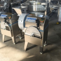 Machine de découpe de cube de coupe-légumes intelligente à haute efficacité trancheuse de fruits et légumes déchiqueteuse de poivre vert pour l'usine
