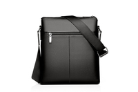 Marque loisirs style synthétique en cuir sling messenger sac d'épaule simple sac hommes