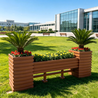 Macetas Modulares Personalizadas de Gran Capacidad, Multicolores, para Paisajismo Urbano, de Grado Comercial