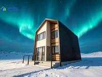 88 ㎡   Villa Modulaire Abordable Style Minimaliste Moderne pour Hébergement en Resort ou Gîte