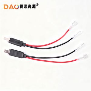 Dao H1 H3 Led Conversion Wire 12V Car Headlight <b>Adapter</b> <b>Plug</b> And Play For Retrofit Upgrade <b>Universal</b> Fit - Product Image 1