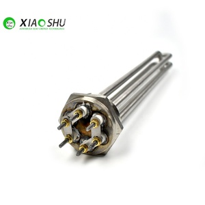 XIAOSHU pemanas elektrik industri elemen pemanas 3U 220v 5kw pemanas celup dengan flensa - Product Image 5