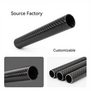 Индивидуальные внутренние и внешние диаметры 3K саржевая матовая труба из углеродного волокна с соединительными аксессуарами ± 0,01 мм допуск - Product Image 3