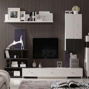 Meuble TV Hi-Tech en vente chaude, meuble TV mural, support TV moderne, vitrine de luxe pour salon, meuble de rangement - Product Image 2