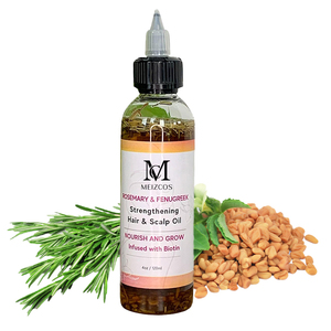 OEM personalizado a granel 100% pura menta orgánica natural esencial biotina y ricino fenogreco aceite de Romero para el crecimiento del cabello - Product Image 1