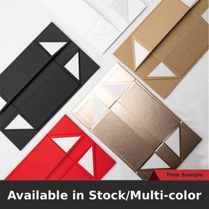 Luxury <b>Magnetic</b> Folding <b>Gift</b> <b>Box</b> Manufacturer Eco-Friendly Recycled Materials Fold Over Paper Bag <b>Gift</b> <b>Box</b> - Product Image 2