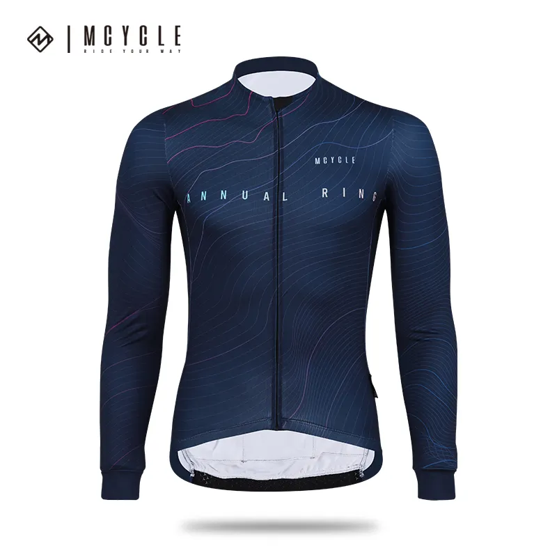 Mcycle Winter Cycling Wear Clothing Custom Pro Cycling Jerseys Fleece Thermal Men Long Sleeve Cycling Shirts