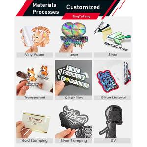 50 Stück Neue Frische Cartoon Inspirierende Zitate Transparente <span class=keywords><strong>PET</strong></span> Gestanzte Aufkleber für Planer und Tagebücher - Product Image 6