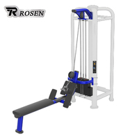 Equipo de Gimnasio Comercial ROSEN, Estación Multifuncional de Entrenamiento de Fuerza con Cable Cruzado, Multi-Jungle Low Row