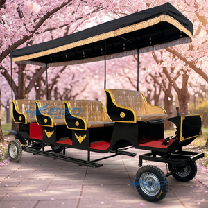 Chariot de tourisme à chevaux en promotion – Plusieurs styles, chariot royal de tourisme de haute qualité - Product Image 1
