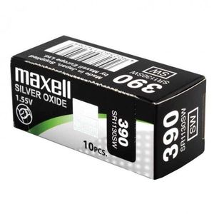 SUNING MAX 390 Silver <b>Oxide</b> Disposable Watch Battery 1.55V 10 Pack - Product Image 1