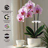 Lampu LED Planter 10W dengan Angel Ring Round Head, Timer Terintegrasi untuk Dukungan Pertumbuhan & Pembungaan Anggrek, Sukulen, dan Tanaman Lainnya, OEM & ODM