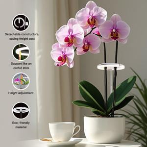 Lámpara LED de 10W para Macetas con Anillo de Luz, Cabezal Redondo, Temporizador Integrado para Orquídeas, Suculentas, Crecimiento y Floración de Plantas, Compatible con OEM y ODM - Product Image 2