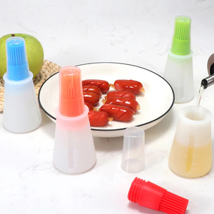 Factory Sales Good Price Silicone Flat-bottomed Barbecue Oil <b>Bottle</b> <b>Brush</b> BBQ <b>Brushes</b> - Product Image 1
