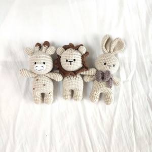 ขายส่งถักแกะโครเชต์สัตว์ของเล่นแฮนด์เมดถักสัตว์โครเชต์ยัดไส้ของเล่นสําหรับเด็กชายและเด็กหญิง - Product Image 1