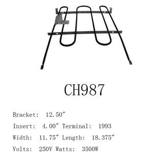 CH987 CH825 CH671 برويل عنصر استبدال خبز & برويل العناصر المصنعة لتلبية مواصفات تصنيع المعدات الأصلية - Product Image 3