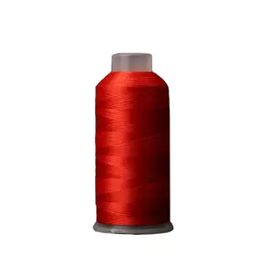 40s/2 fils à coudre en polyester filé bon marché 500 yard avec différentes couleurs et de haute qualité