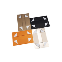 Emballage magnétique pliable en carton recyclé de luxe avec logo personnalisé Boîtes cadeaux en papier kraft à fermeture plate pliable