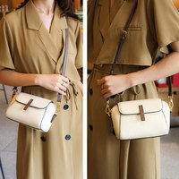 Nouveau Sac à Bandoulière de Luxe pour Femme en Cuir Véritable 100% Authentique, Modèle 2026, Tendance, Motif Uni, Fermeture Éclair Coque, Vente Chaude