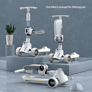 Nouvelle <span class=keywords><strong>trottinette</strong></span> pour enfants PP <span class=keywords><strong>Trottinette</strong></span> à 3 roues avec siège Pliable pour les garçons et les filles de plus de 3 ans - Cadeau d'anniversaire - Product Image 1