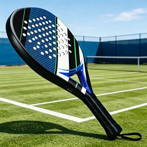 Set de Raquetas de Pádel Termoformadas con Superficie 12K Personalizadas, 1 Raqueta con Bolsa y Pelotas, Raqueta de Pádel con Núcleo de EVA - Product Image 5