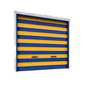 Porte rapide empilable en PVC écoénergétique automatique résistante au <span class=keywords><strong>vent</strong></span> pour entrepôt industriel - Product Image 1