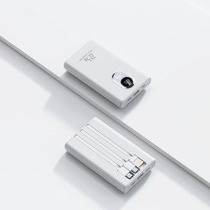 Chargeur portable de voyage à sortie USB-C avec affichage numérique PD 22,5 W, 10000 mAh, 20000 mAh, câbles intégrés, vente chaude - Product Image 5