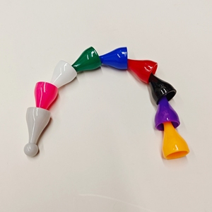 Nouveaux pions de jeu en plastique colorés personnalisés pour l'enseignement et les accessoires de jeux de cartes et de société - Product Image 6