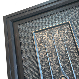 Portes blindées en acier anti-effraction au design moderne, <span class=keywords><strong>entrée</strong></span> sécurisée à <span class=keywords><strong>prix</strong></span> abordable, provenance Chine - Product Image 4