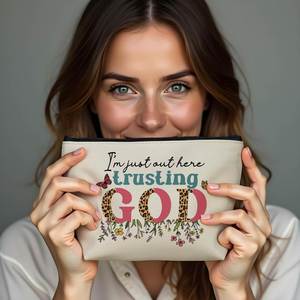 Bolsa de Maquillaje Personalizada, 1 Pieza, de Lona, para Viaje, con Cierre, Diseño Personalizado, Tendencia 2026, Mercado Chino en Línea - Product Image 6
